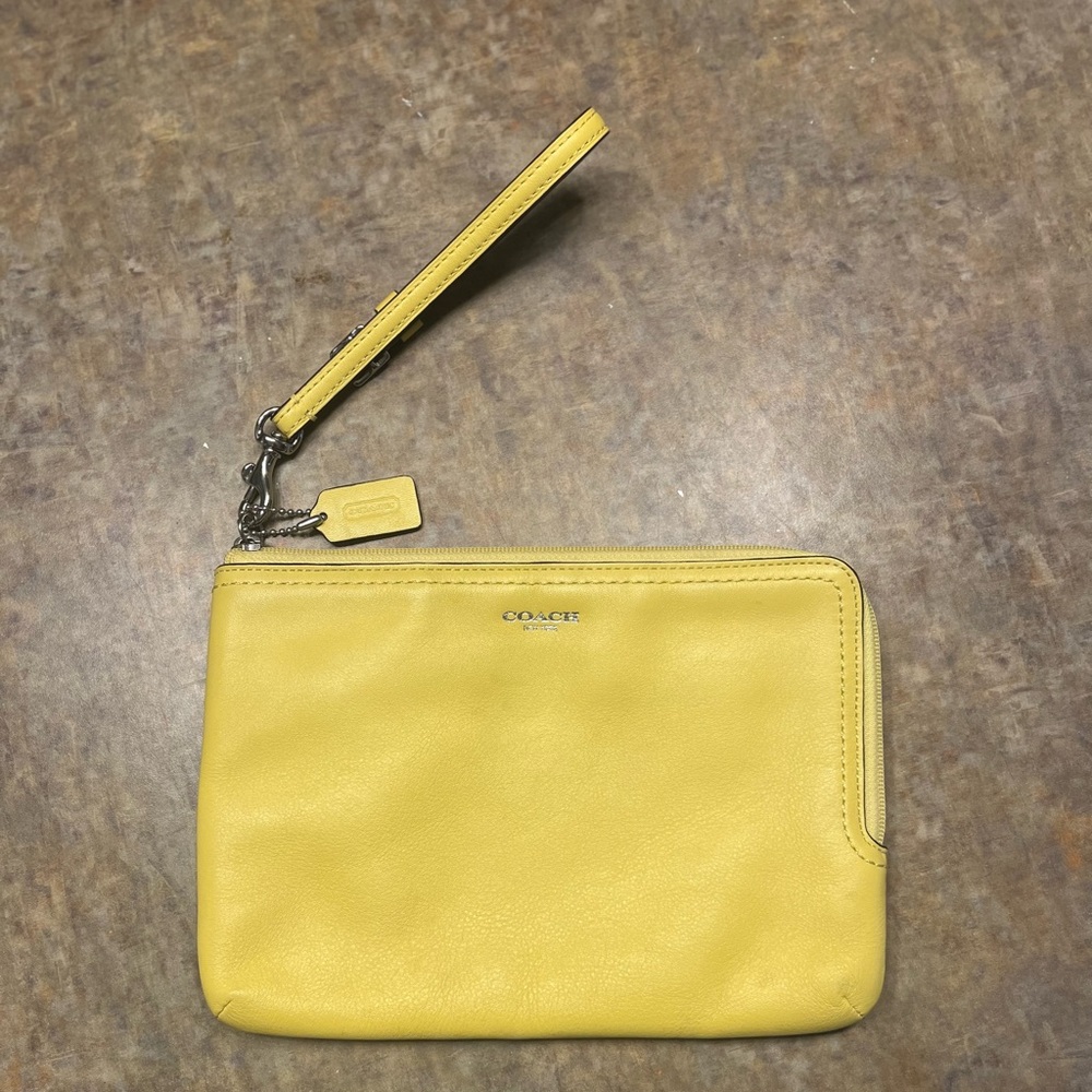 Coach Wristlet 9x6.5 inches